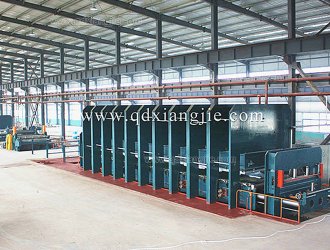 XLB-2600X12600/14800T鋼絲繩輸送帶生產(chǎn)線