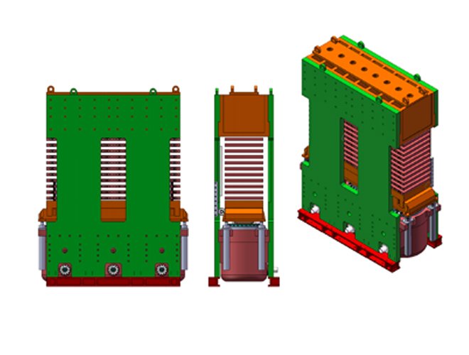 XLB-915x3200/3500T 側(cè)板硫化機(jī) 出口美國